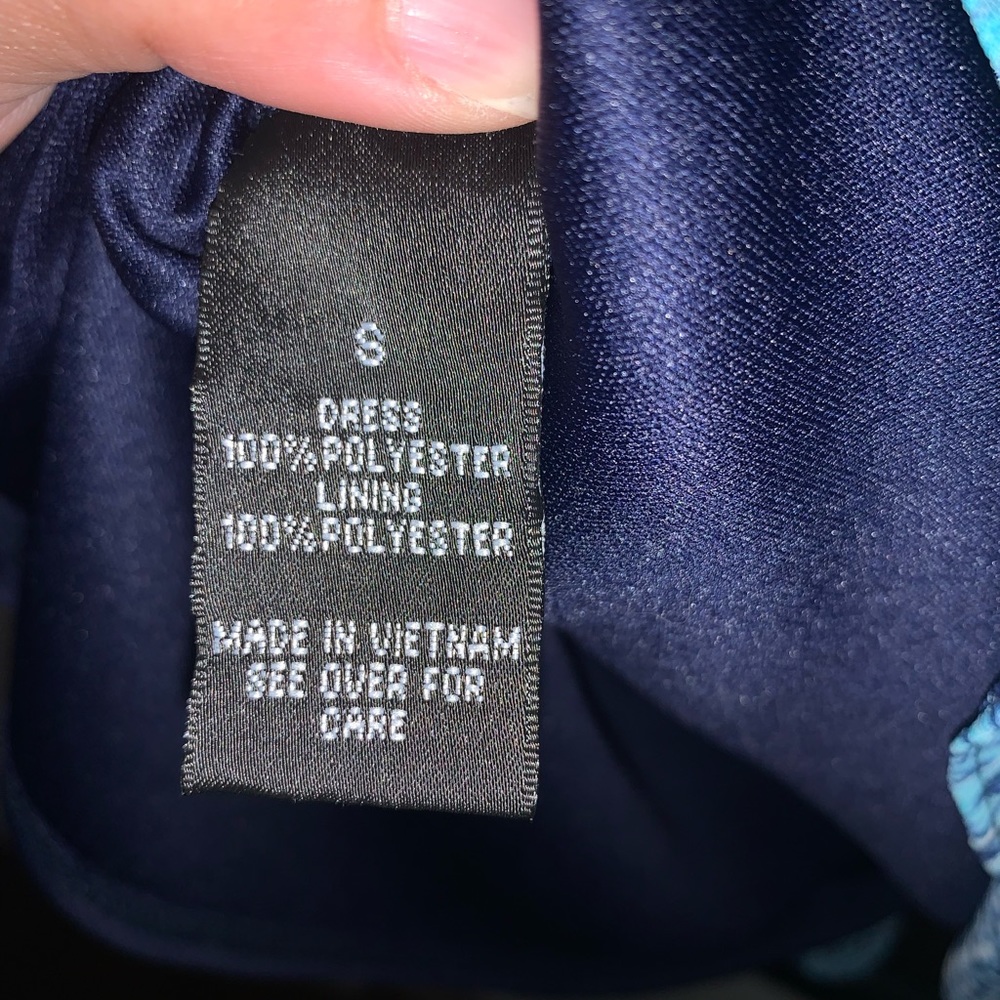 Small blue design dress - Picture 6 of 6